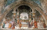 GHIRLANDAIO, Domenico Herod-s Banquet oil on canvas